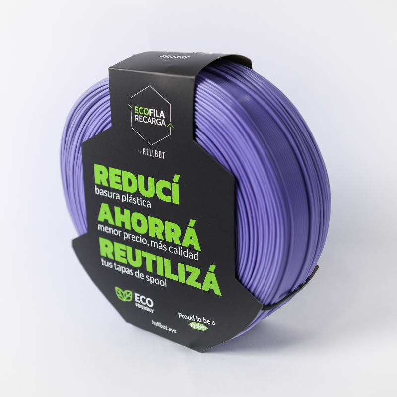 Pla Ecofila Recarga 1KG Violeta