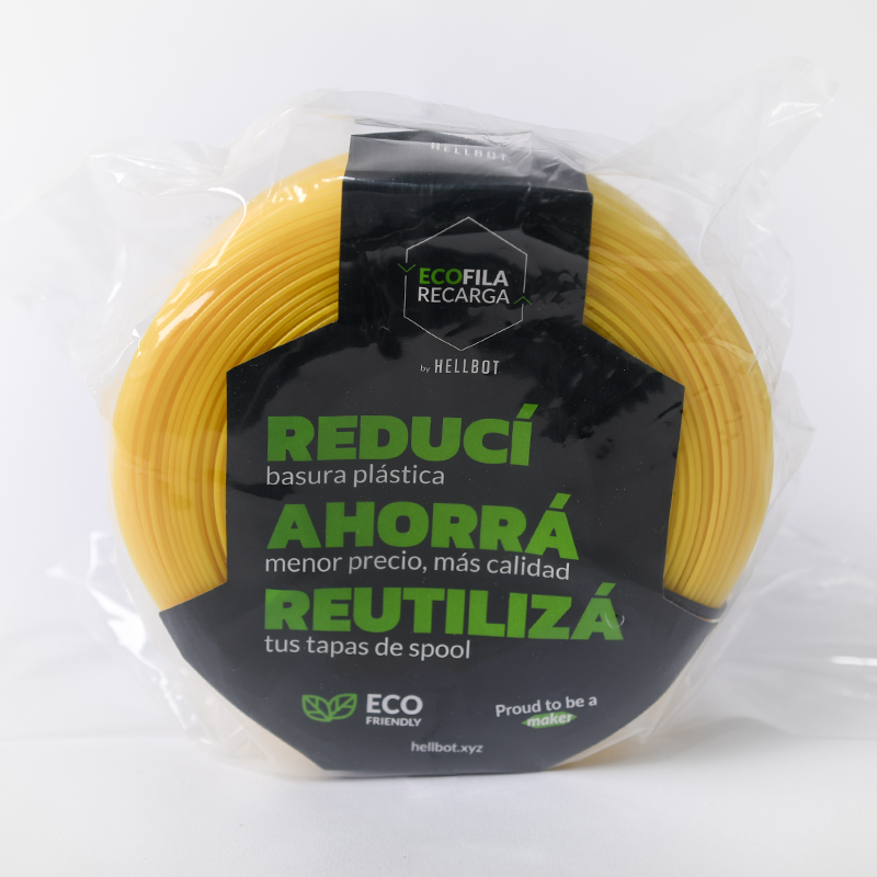 Pla Ecofila Recarga 1KG Amarillo