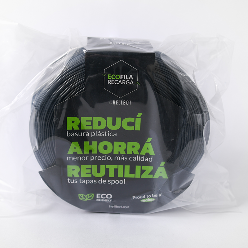 Pla Ecofila Recarga 1KG Gris Grafito