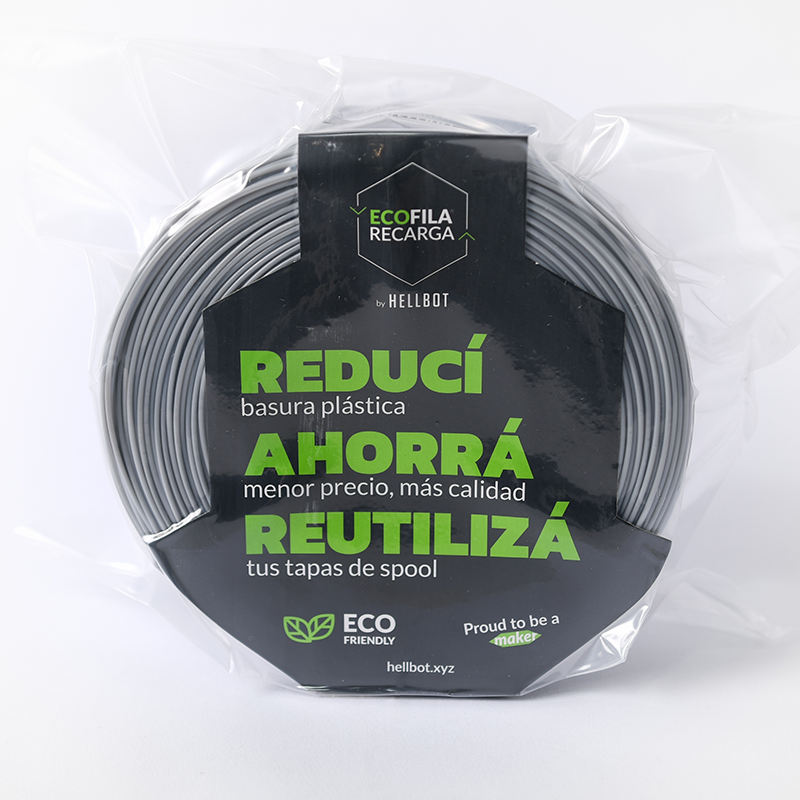 Pla Ecofila Recarga 1KG Gris