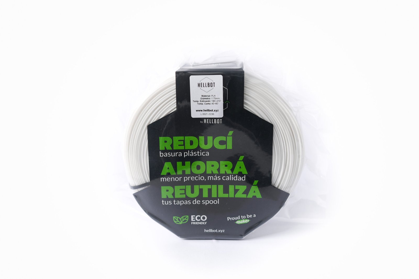 PetG Ecofila Recarga 1KG Blanco