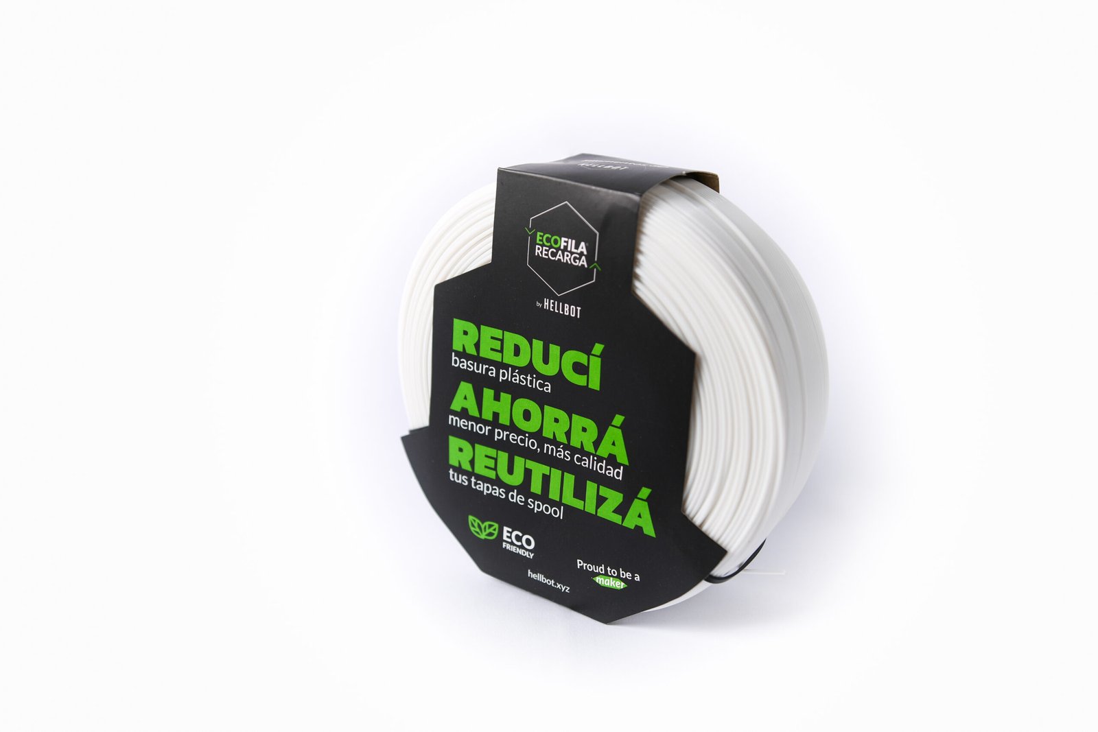 PetG Ecofila Recarga 1KG Blanco