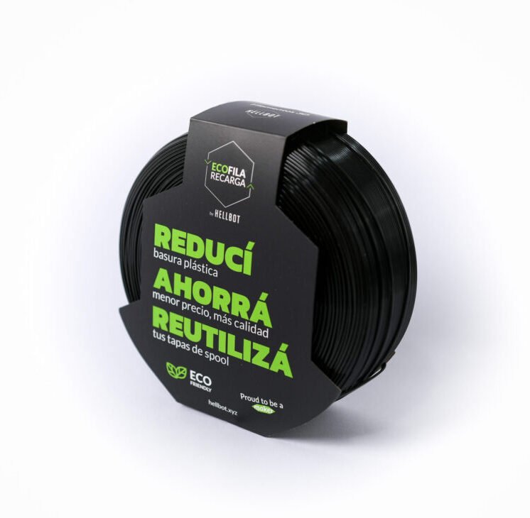 PetG Ecofila Recarga 1KG Negro