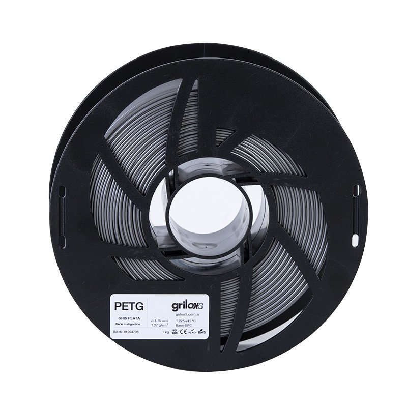 PetG Grilon3 1Kg Gris Plata