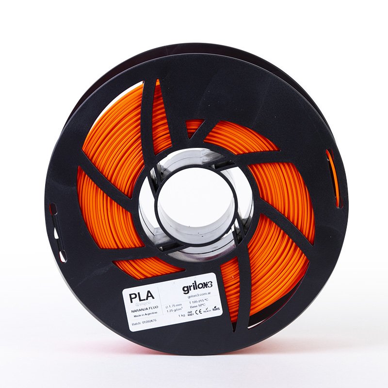 Pla Grilon3 1Kg Naranja Fluo