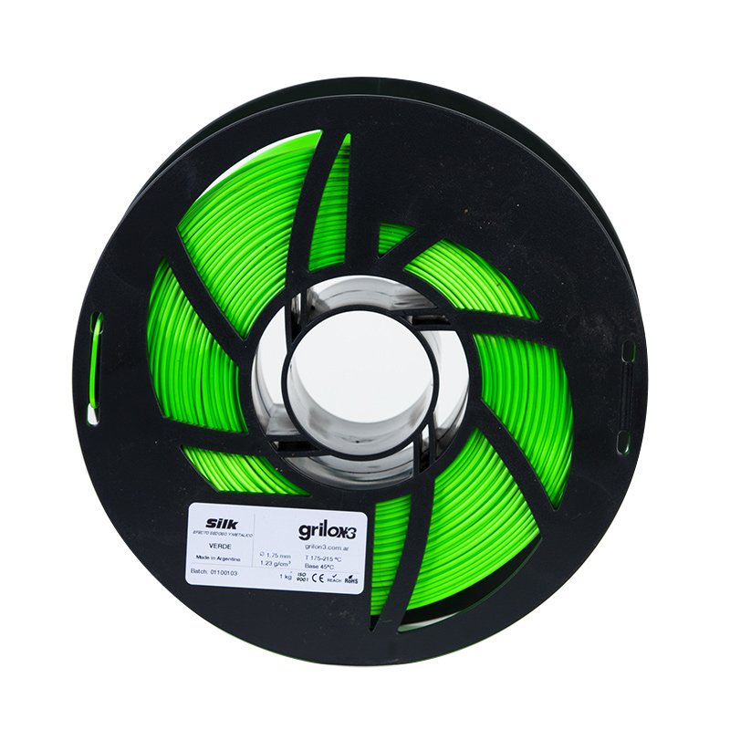 Pla Silk Grilon3 1Kg Verde