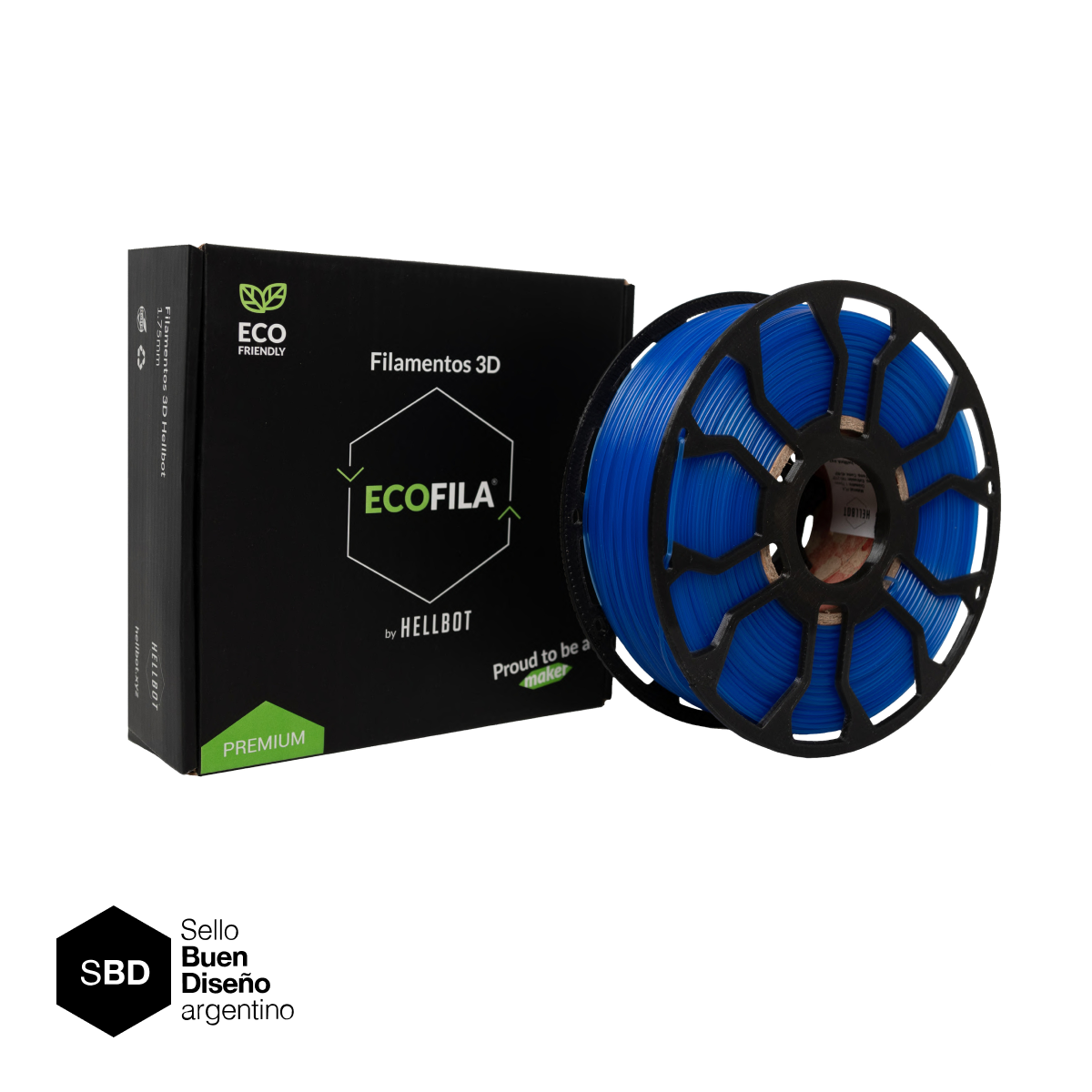 Pla Ecofila Crystal Colors 1KG Zafiro Translucido