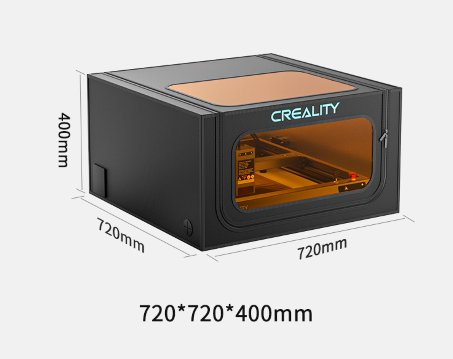Cubierta Protectora Pro Para Grabadora Laser Pro Creality - Imagen 4